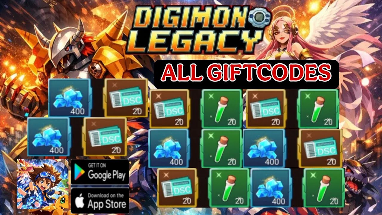Digimon Legacy Codes artwork