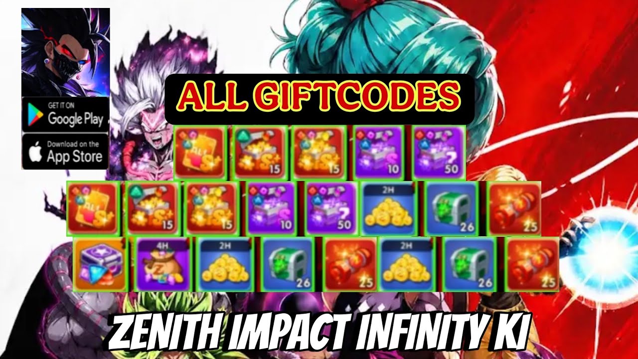 Zenith Impact Infinite Ki Codes